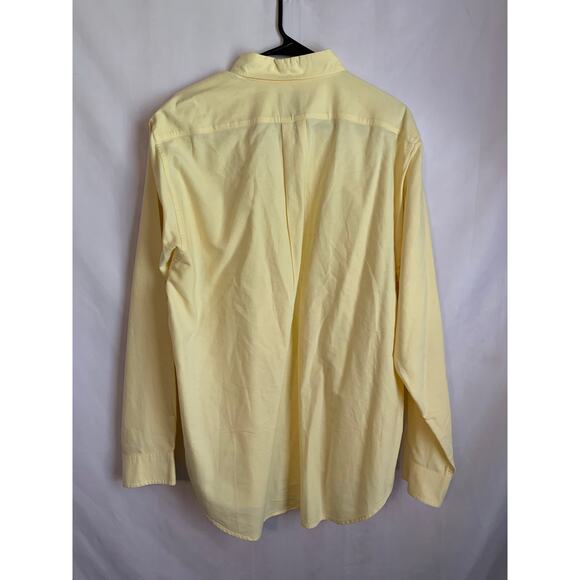 Ralph Lauren Jeans Co. Large Yellow Men's Button Down Long Sleeve Shirt - Picture 2 of 4